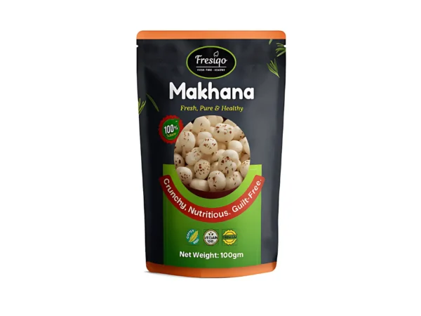 Fresiqo Premium Phool Makhana (Fox Nuts) 100 g – High-Protein, Rich in Fiber, Maintains Weight