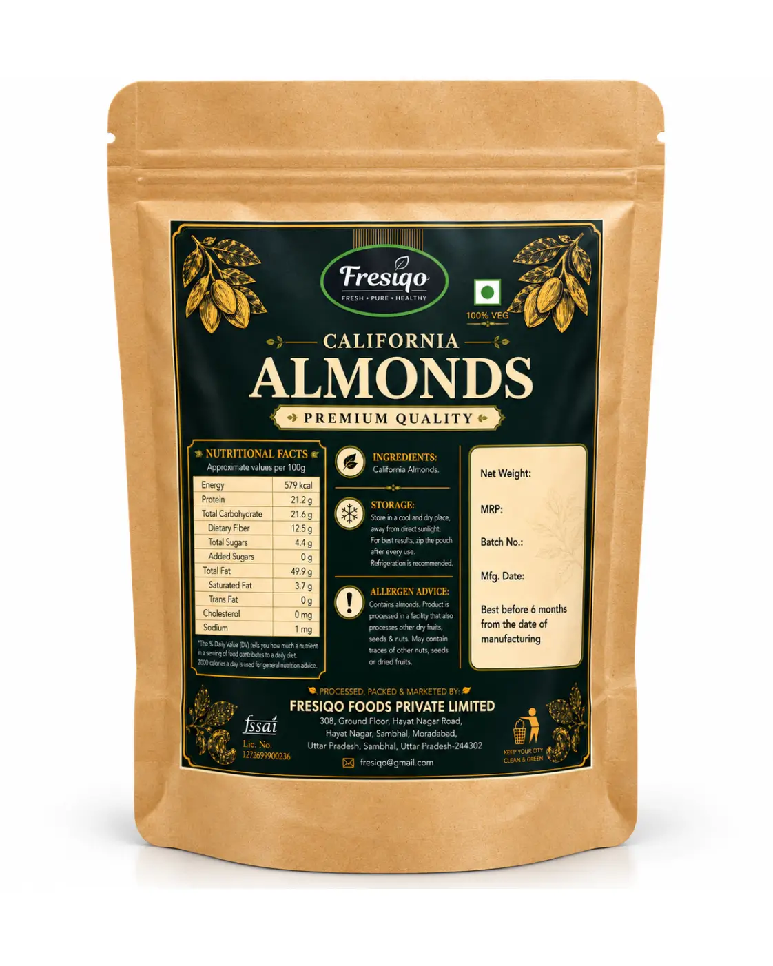 Almonds view 4