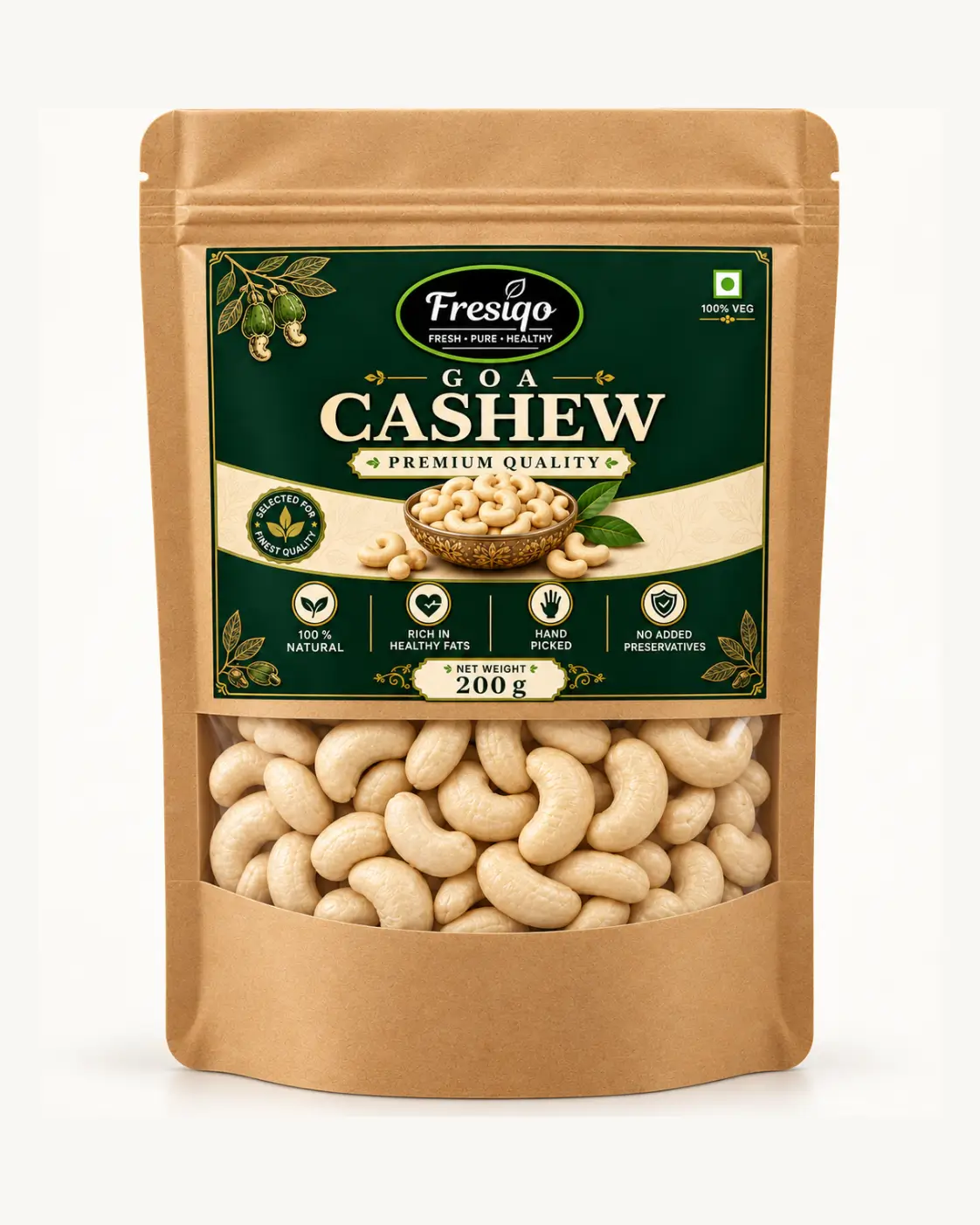 Premium W240 Whole Cashews